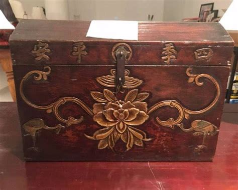 chinese wooden box